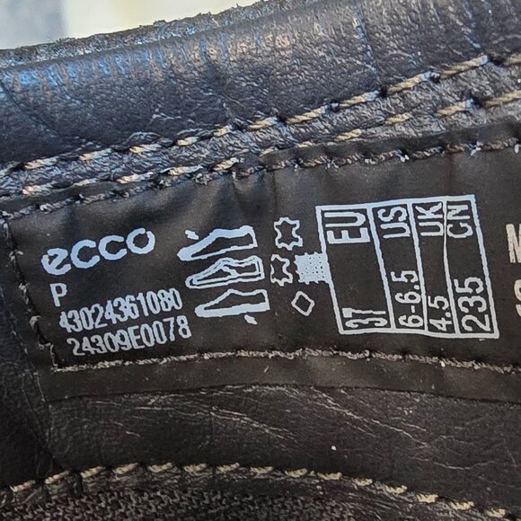 Ecco Soft 7 Nubuck Zip Bootie Women's Sizes NEW Gray Leather Textured Upper - Picture 9 of 11